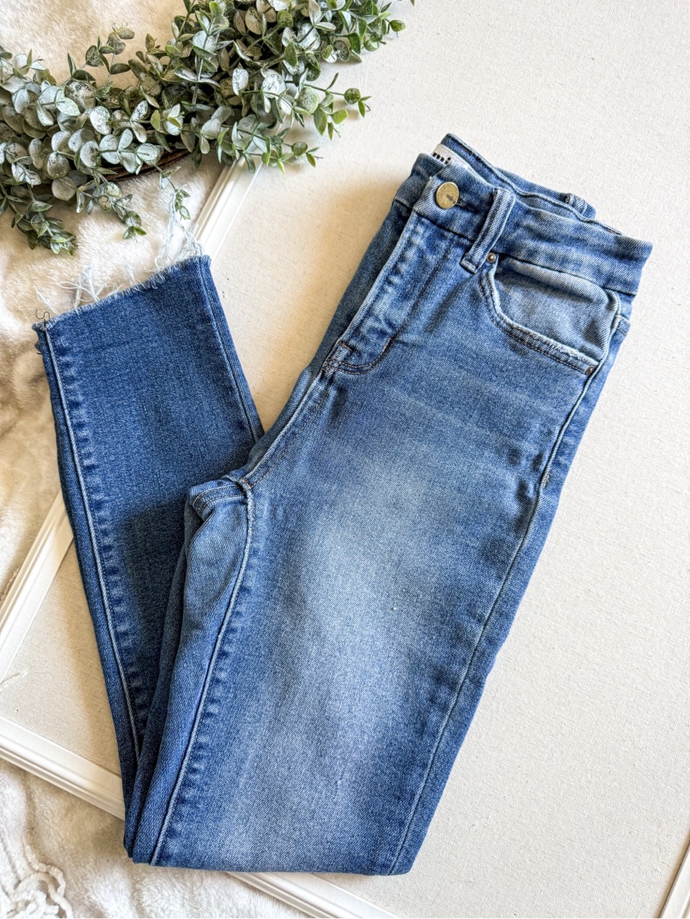 Mica Light Wash High Rise Skinny Jean Size 24